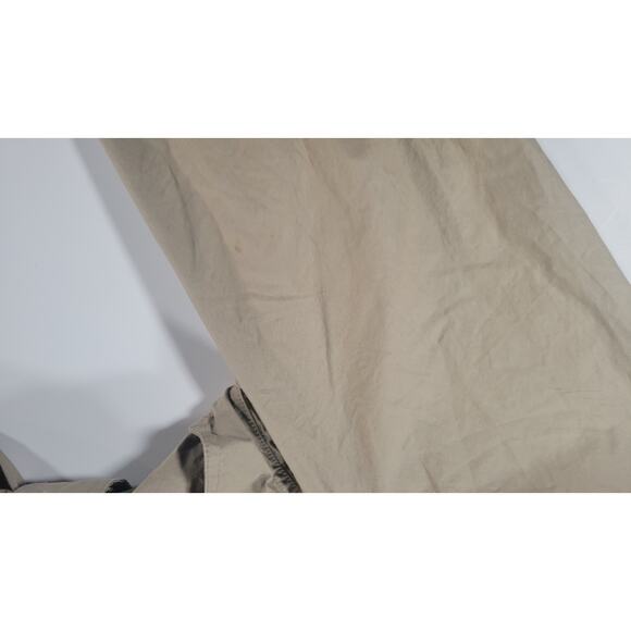 Vintage 1980's Abercrombie & Fitch Mens Large Beige Trench Coat - Picture 8 of 8